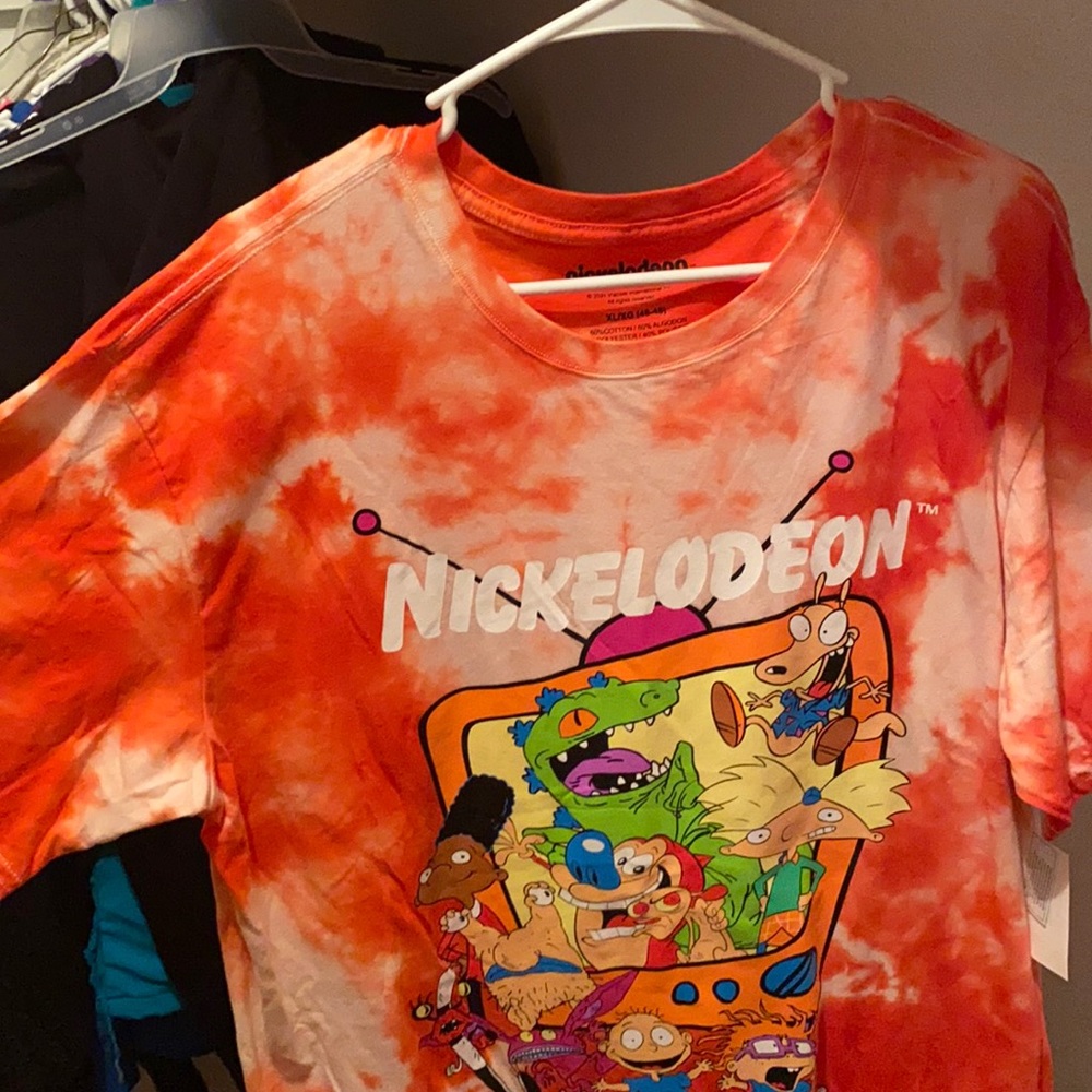 Here I have a nickelodeon shirt